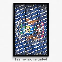Haslett Michigan Poster (MI City Souvenir 11x17 Town Print)