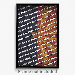 Ash Fork Arizona Poster (AZ City Souvenir 11x17 Town Print)