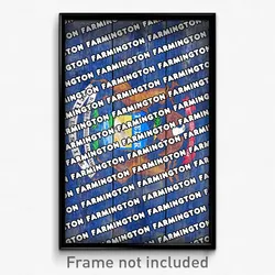 Farmington Michigan Poster (MI City Souvenir 11x17 Town Print)