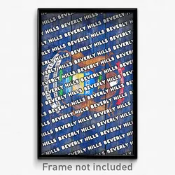Beverly Hills Michigan Poster (MI City Souvenir 11x17 Town Print)