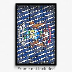 Howell Michigan Poster (MI City Souvenir 11x17 Town Print)