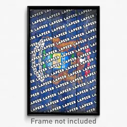 Lapeer Michigan Poster (MI City Souvenir 11x17 Town Print)
