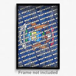 Westwood Michigan Poster (MI City Souvenir 11x17 Town Print)