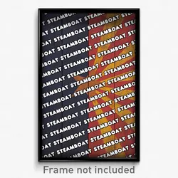 Steamboat Arizona Poster (AZ City Souvenir 11x17 Town Print)