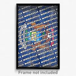 Middleville Michigan Poster (MI City Souvenir 11x17 Town Print)