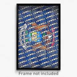 Lowell Michigan Poster (MI City Souvenir 11x17 Town Print)