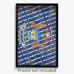 Williamston Michigan Poster (MI City Souvenir 11x17 Town Print)