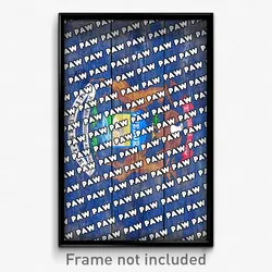 Paw Paw Michigan Poster (MI City Souvenir 11x17 Town Print)