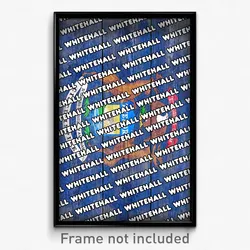 Whitehall Michigan Poster (MI City Souvenir 11x17 Town Print)