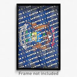 K. I. Sawyer Michigan Poster (MI City Souvenir 11x17 Town Print)