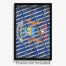 Norway Michigan Poster (MI City Souvenir 11x17 Town Print)