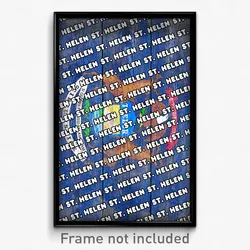 St. Helen Michigan Poster (MI City Souvenir 11x17 Town Print)