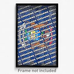 Chesaning Michigan Poster (MI City Souvenir 11x17 Town Print)
