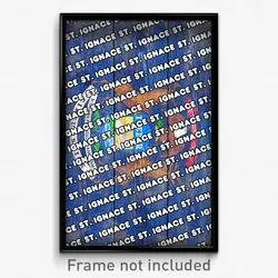 St. Ignace Michigan Poster (MI City Souvenir 11x17 Town Print)