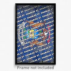 St. Charles Michigan Poster (MI City Souvenir 11x17 Town Print)