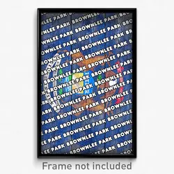 Brownlee Park Michigan Poster (MI City Souvenir 11x17 Town Print)