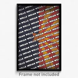 Indian Wells Arizona Poster (AZ City Souvenir 11x17 Town Print)