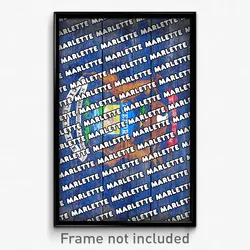 Marlette Michigan Poster (MI City Souvenir 11x17 Town Print)
