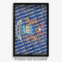 Evart Michigan Poster (MI City Souvenir 11x17 Town Print)