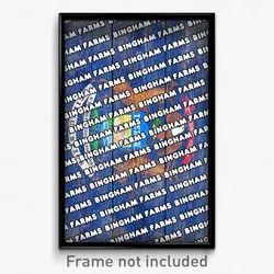 Bingham Farms Michigan Poster (MI City Souvenir 11x17 Town Print)