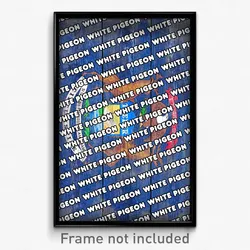 White Pigeon Michigan Poster (MI City Souvenir 11x17 Town Print)