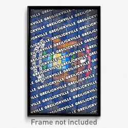 Greilickville Michigan Poster (MI City Souvenir 11x17 Town Print)