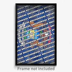 Breckenridge Michigan Poster (MI City Souvenir 11x17 Town Print)