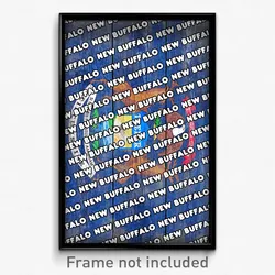 New Buffalo Michigan Poster (MI City Souvenir 11x17 Town Print)