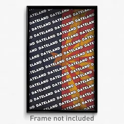 Dateland Arizona Poster (AZ City Souvenir 11x17 Town Print)