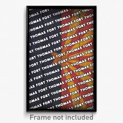 Fort Thomas Arizona Poster (AZ City Souvenir 11x17 Town Print)