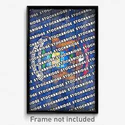Stockbridge Michigan Poster (MI City Souvenir 11x17 Town Print)