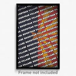 Goodyear Village Arizona Poster (AZ City Souvenir 11x17 Town Print)