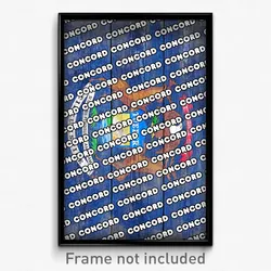 Concord Michigan Poster (MI City Souvenir 11x17 Town Print)
