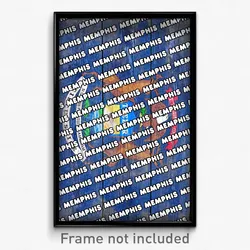 Memphis Michigan Poster (MI City Souvenir 11x17 Town Print)