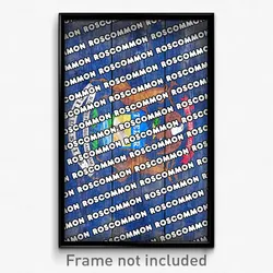 Roscommon Michigan Poster (MI City Souvenir 11x17 Town Print)