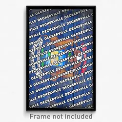 Deckerville Michigan Poster (MI City Souvenir 11x17 Town Print)