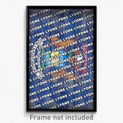 Lyons Michigan Poster (MI City Souvenir 11x17 Town Print)