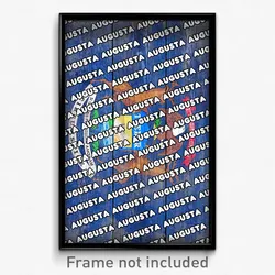 Augusta Michigan Poster (MI City Souvenir 11x17 Town Print)