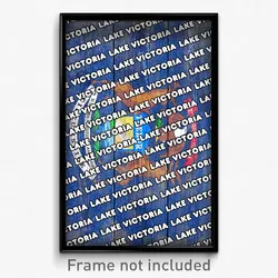 Lake Victoria Michigan Poster (MI City Souvenir 11x17 Town Print)