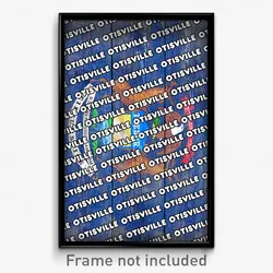 Otisville Michigan Poster (MI City Souvenir 11x17 Town Print)
