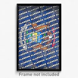 Alanson Michigan Poster (MI City Souvenir 11x17 Town Print)