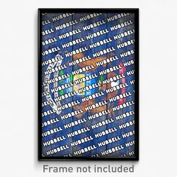 Hubbell Michigan Poster (MI City Souvenir 11x17 Town Print)