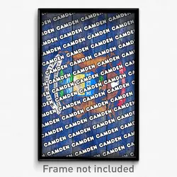 Camden Michigan Poster (MI City Souvenir 11x17 Town Print)