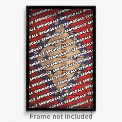 Springdale Arkansas Poster (AR City Souvenir 11x17 Town Print)