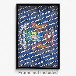 Atlanta Michigan Poster (MI City Souvenir 11x17 Town Print)