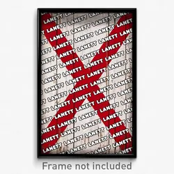 Lanett Alabama Poster (AL City Souvenir 11x17 Town Print)