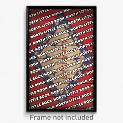 North Little Rock Arkansas Poster (AR City Souvenir 11x17 Town Print)