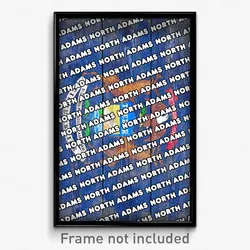 North Adams Michigan Poster (MI City Souvenir 11x17 Town Print)