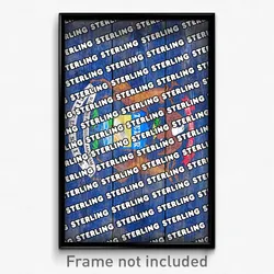 Sterling Michigan Poster (MI City Souvenir 11x17 Town Print)