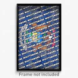 Whittemore Michigan Poster (MI City Souvenir 11x17 Town Print)